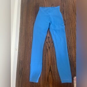 LULULEMON wunder train leggings/ 25 inch/ blue nile
